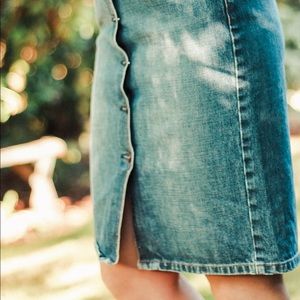 JCREW denim skirt!
